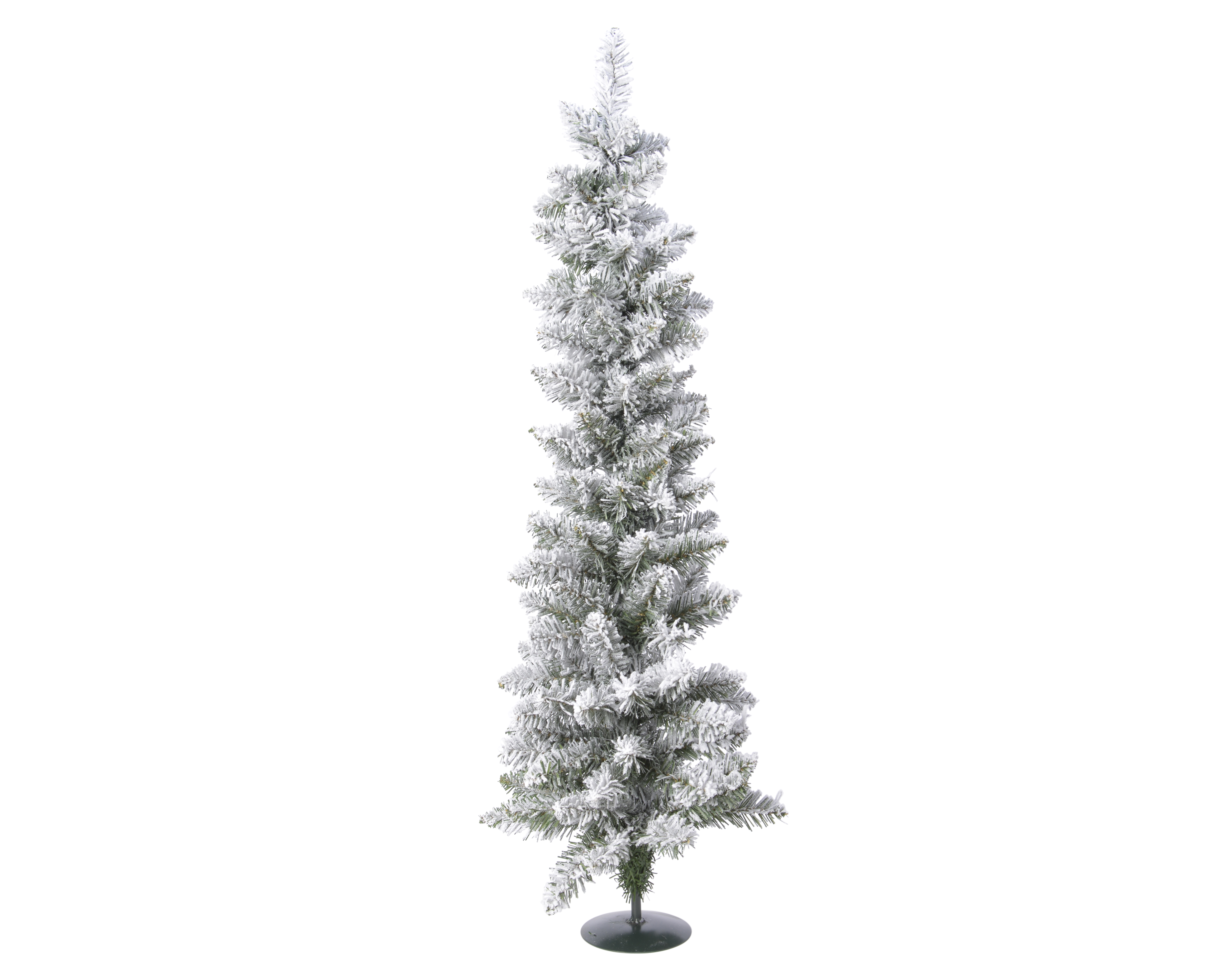 Inzet je bent vergeven kerstboom mini sneeuw Pencil Pine 90cm