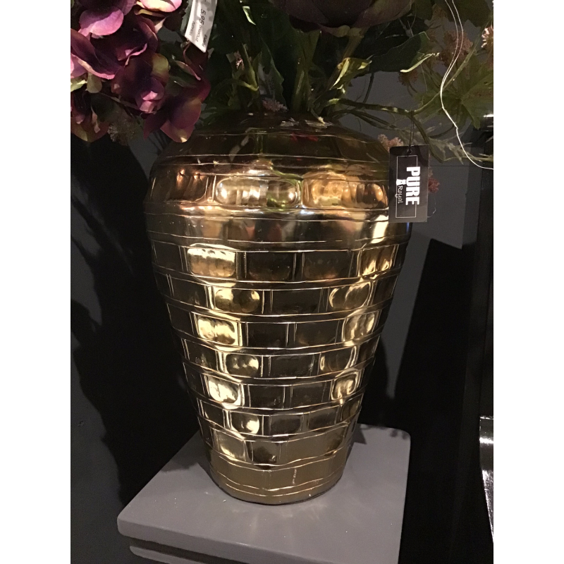 vaas goud 28x28 37cm