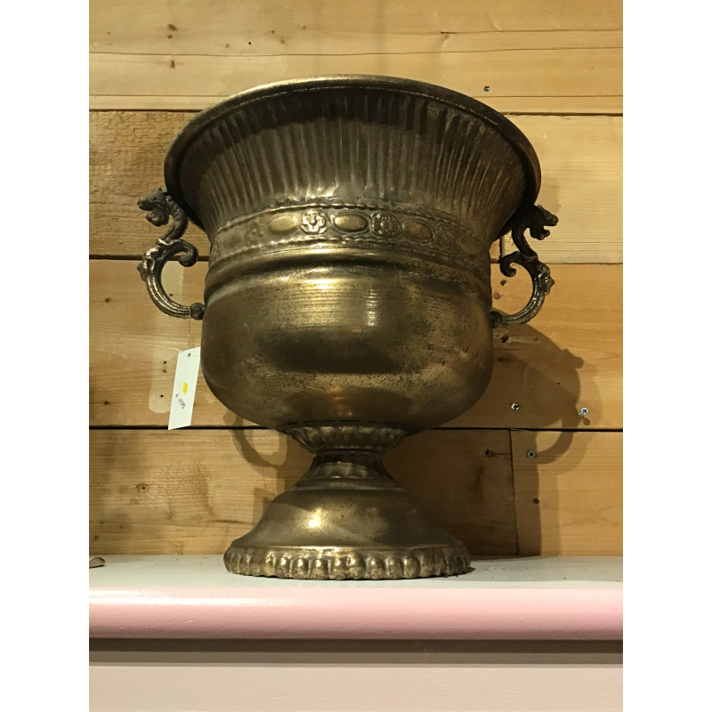 pot bokaal goud metaal 37x33