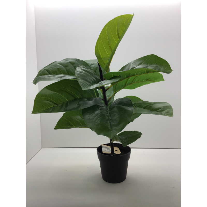 kunstplant in pot 40 hoog grootbladerig groen