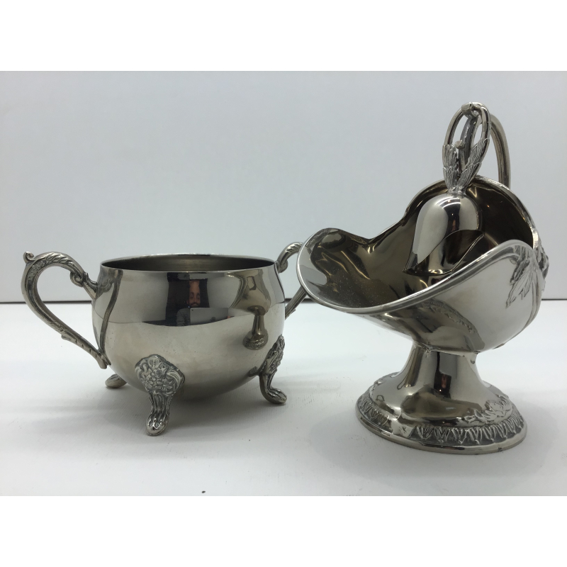 roomstel suikerpotje en melkpotje