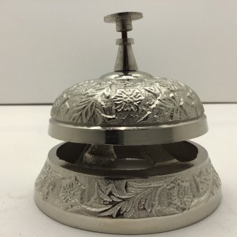 bel tafelbel zilverkl 9x8