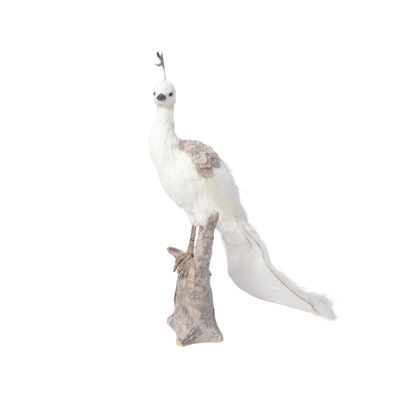 pauw katoen papier wit glitter flitter 17x38x47