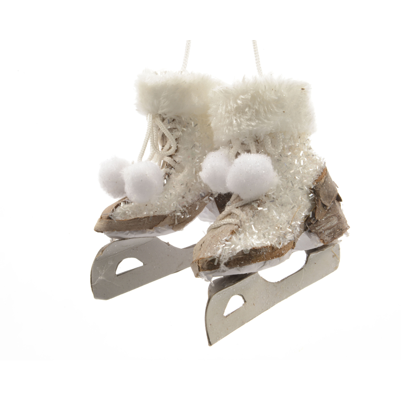 Schaatsen foam hang wit 14cm