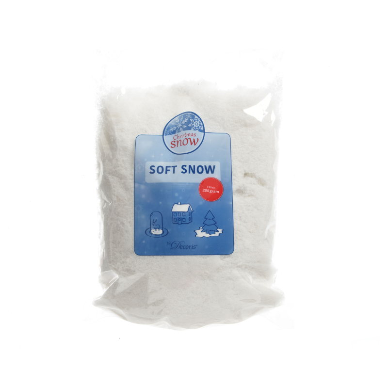 sneeuwkleed zacht 100%PE wit 200 gram