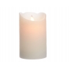 kaars led wax flakkerend creme 7.5x12.5cm