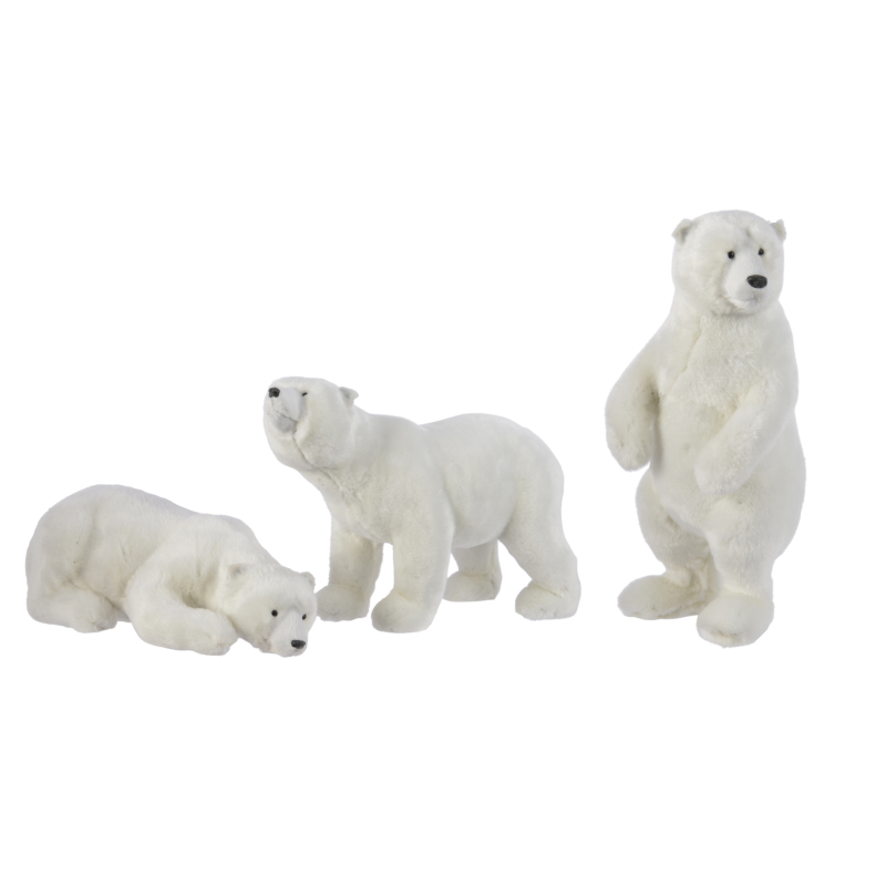 ijsbeer pluche 3ass wit