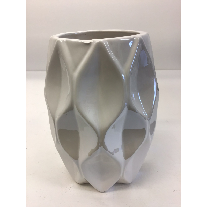 Vaas aw paarlemoer 10cm doorsnee, 18cm hoog