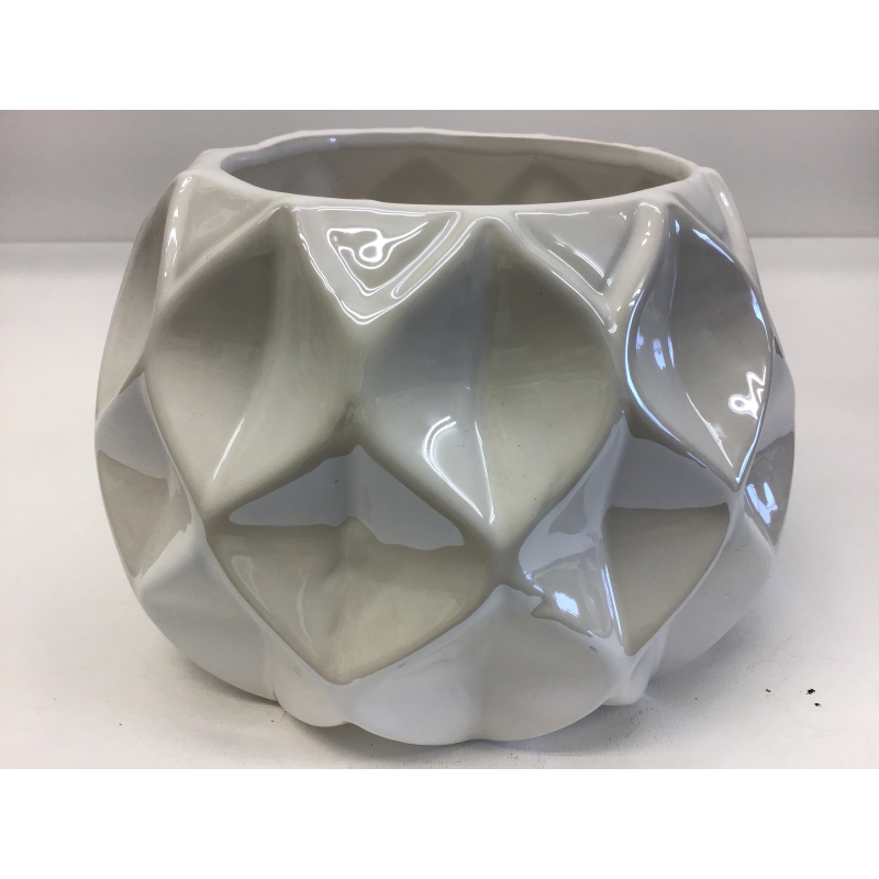 Vaas aw paarlemoer 13cm doorsnee, 14cm hoog