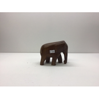olifant mangohout bruin 15x11