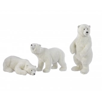 ijsbeer pluche 3ass wit