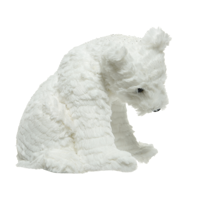 ijsbeer pluche zittend 27x31x27