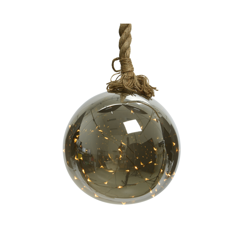 ledlamp micro bal touw warm wit