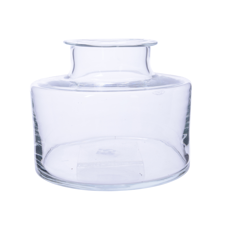 vaas glas dikke rand helder 25x19