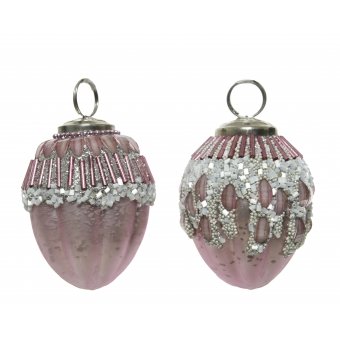 eikel kraal poeder roze assortiment 8x10