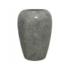 vaas terracotta structuur grijs 24x24x35
