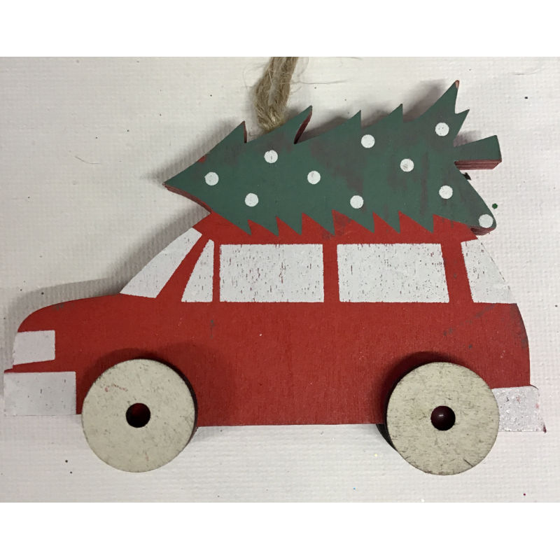 hanger auto hout 7x10