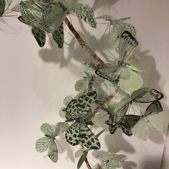 slinger vlinderslinger minty groen 100cm lang