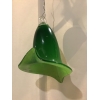 bloem kelk glas groen 25cm 