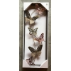 muurdeco vlinders metaal 70x30