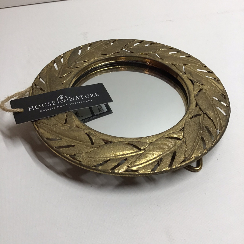 spiegel 16 dia gouden bladen