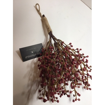 bloem decoratie tak rood 27cm 