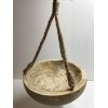 schaal hout hang met touw 24x7