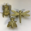 insecten goud 8cm per stuk 