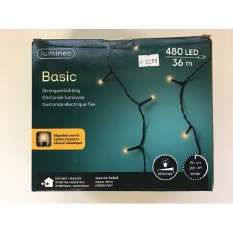 verlichting led 480 lamps 36m 
