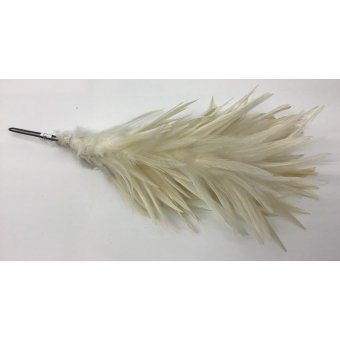 Hanger veren creme 22cm