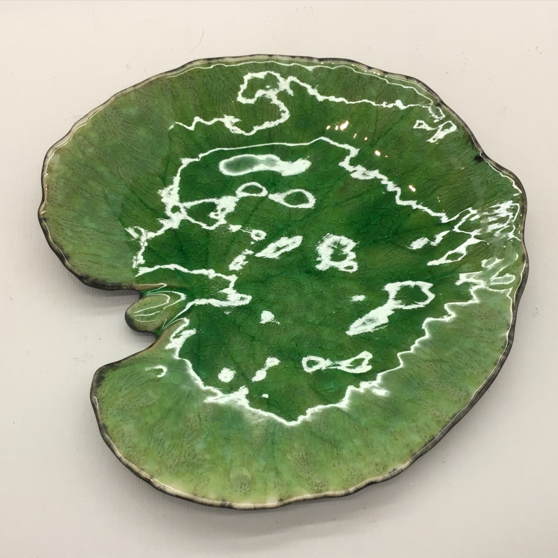 schaal blad groen 16x16x3