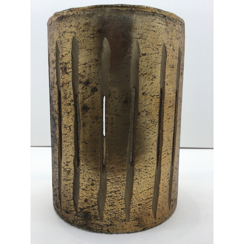 windlicht goud open spleten 15diax20