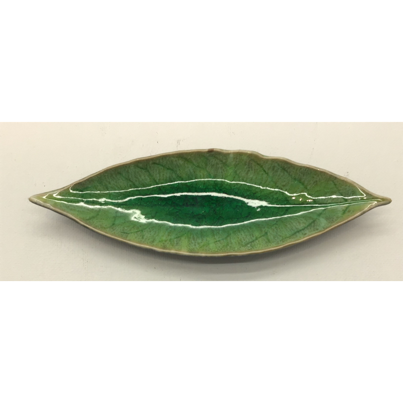 schaal blad groen 18x5x2