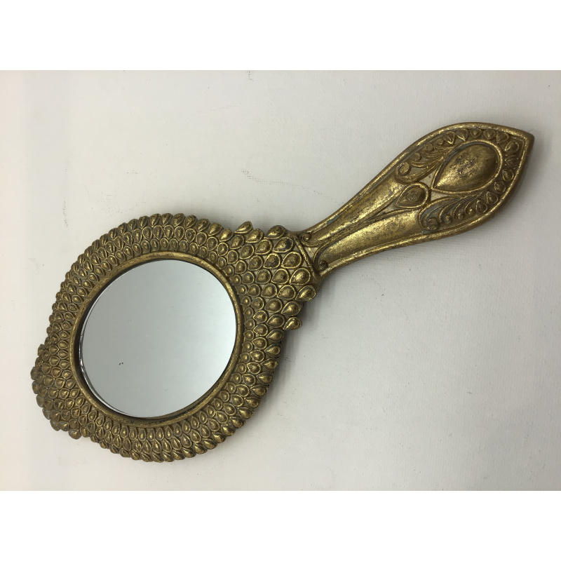 spiegel hand goud 11x25