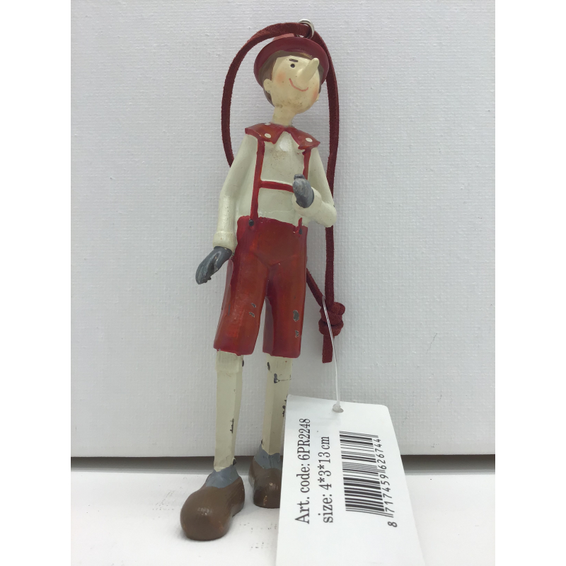 pinokkio rood 13cm