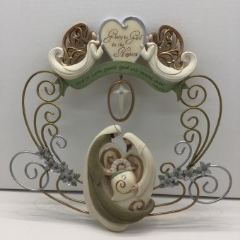 kerststal hanger deluxe glory to God 24x27