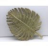 schaal blad monsteria goud 24x31