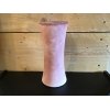 Vaas glas roze 25cm