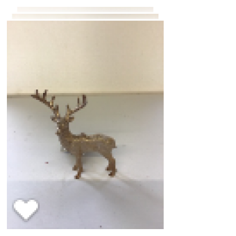 Eland goud 5x11x14CM