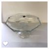 Serveer plateau crystal glass 29.5x15Cm
