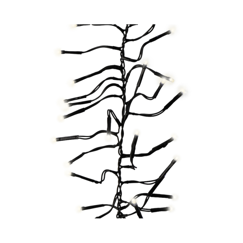 led clusterverlichting buiten warm wit 288L 2.4m