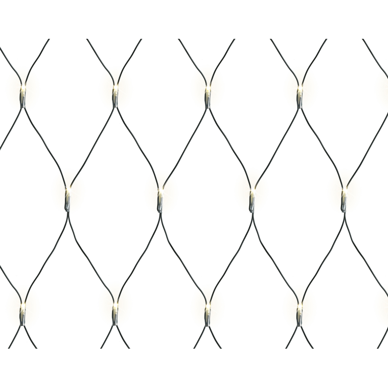 verlichting net zwart warm 100x280 200 lampjes buiten