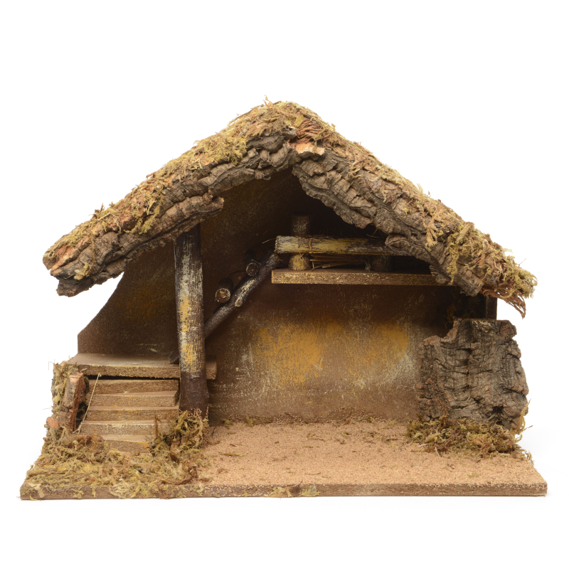 kerststal los 39x19x28