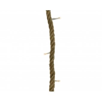 verlichting guirlande touw jute 190cm 20 lampjes