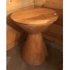 Tafel bijzet teak 41cm diameter 50cm hoog