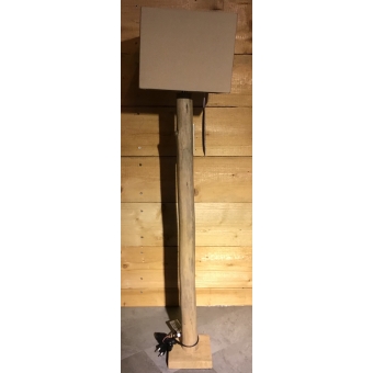 Schemerlamp staand tak kap: 25x25cm hoog 110cm